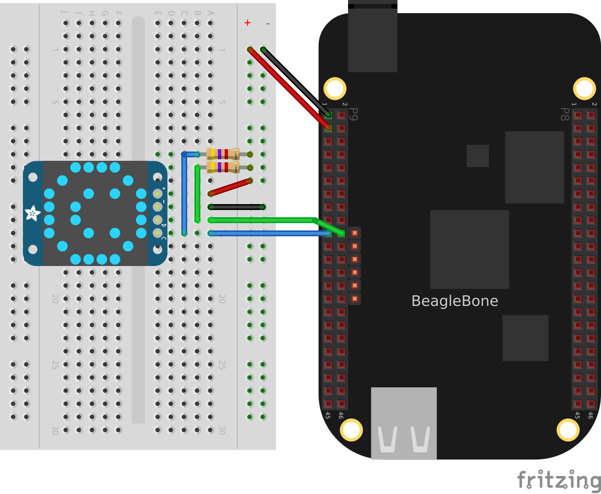 |I2C| LED matrix